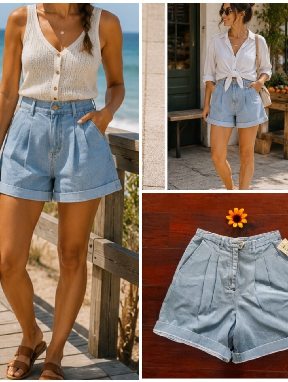NEW VINTAGE JEANS SHORT🐡